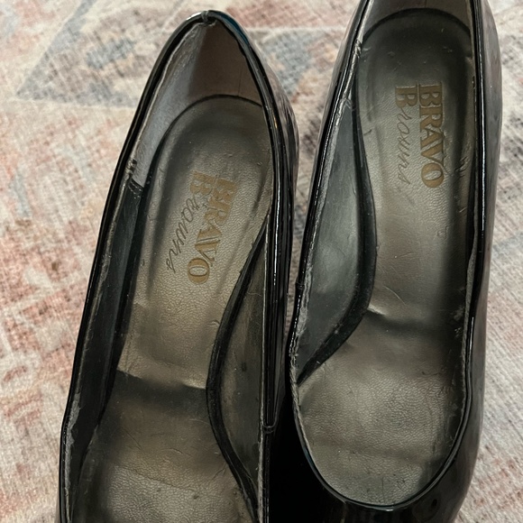 Bravo by Browns Black Patent Heels - Picture 2 of 4